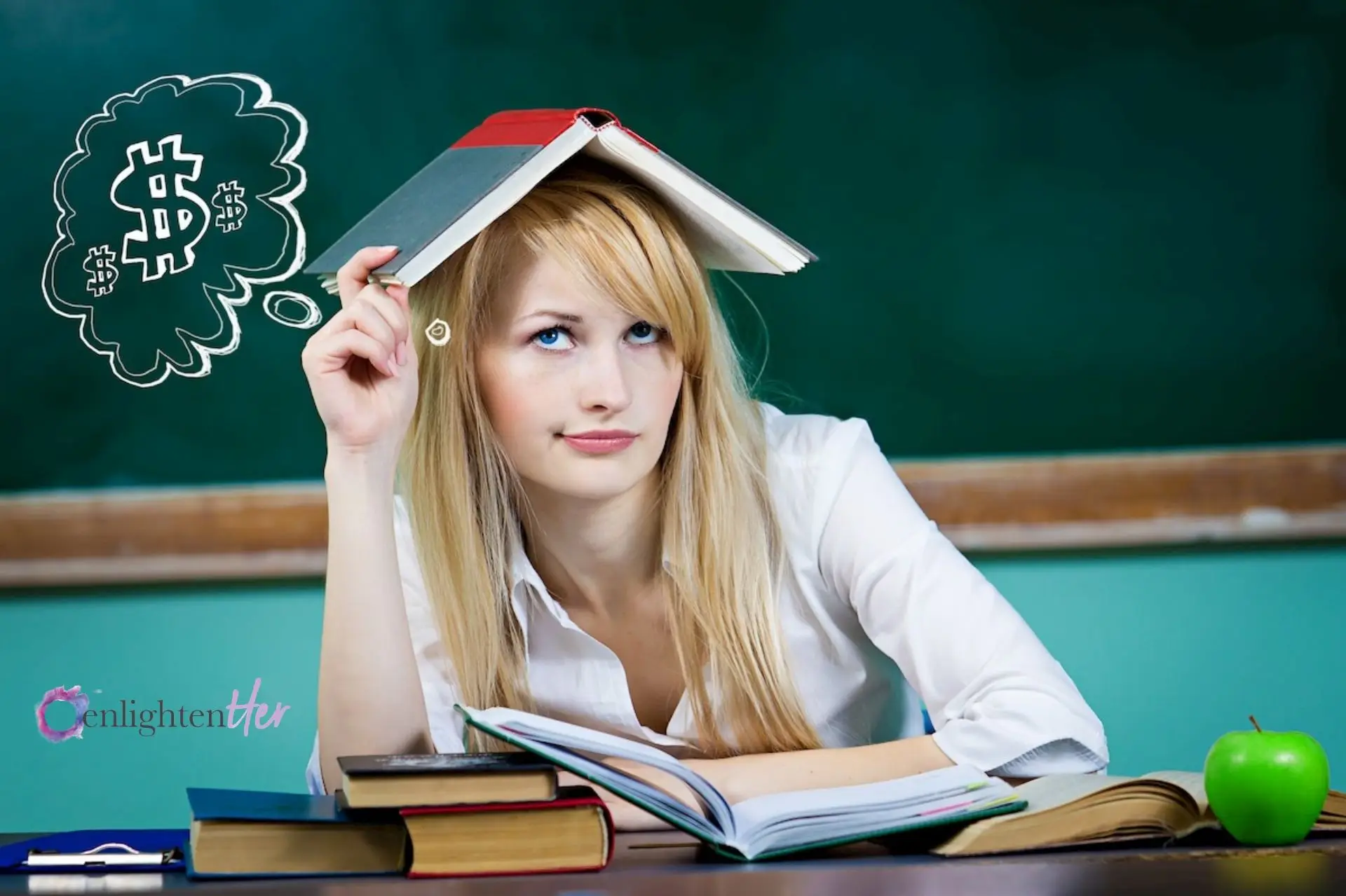 woman thinking about student debt