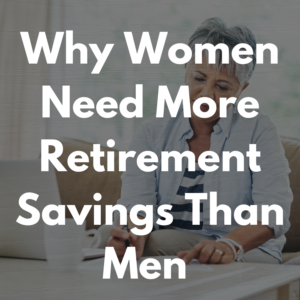 Older woman reviewing retirement savings and financial documents at home, illustrating why women need more retirement savings than men